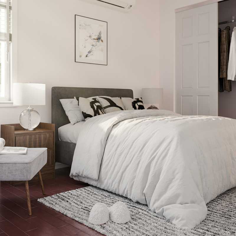 Modern, Minimal Bedroom Design by Havenly Interior Designer Krishnendhu