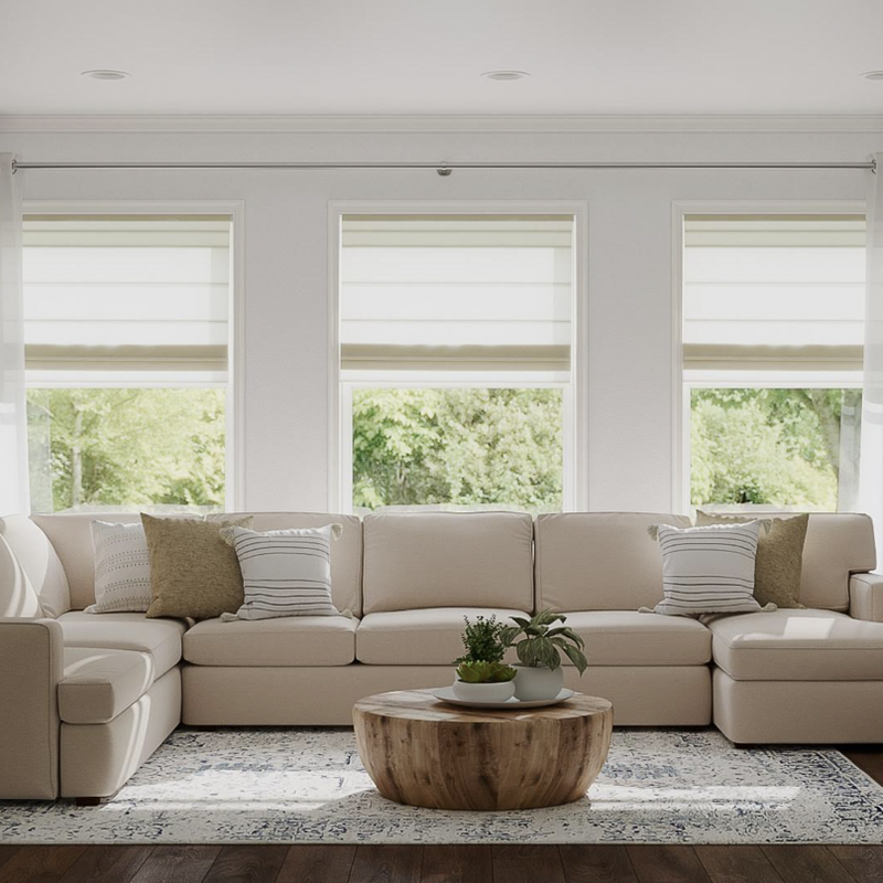 Contemporary, Modern Living Room Design by Havenly Interior Designer Rumki