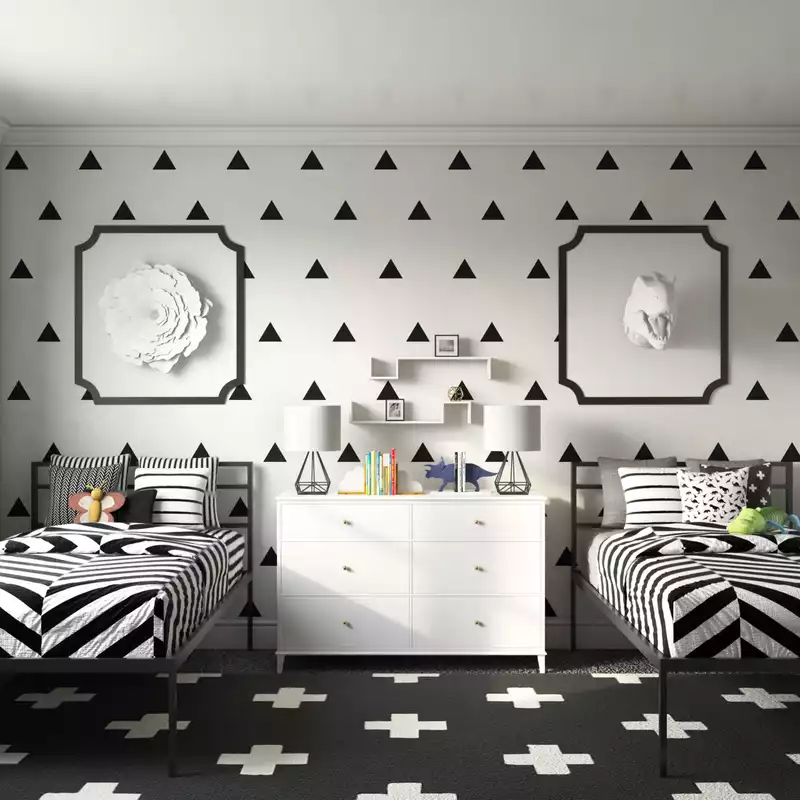 Contemporary, Modern, Classic, Preppy Bedroom Design by Havenly Interior Designer Ashley