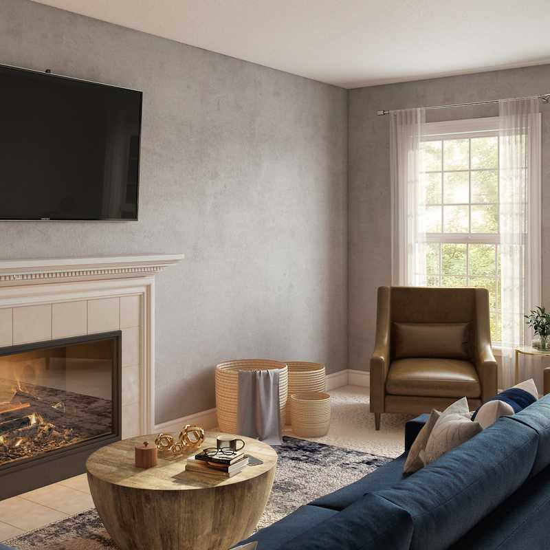 Living Room Design by Havenly Interior Designer Noorulain