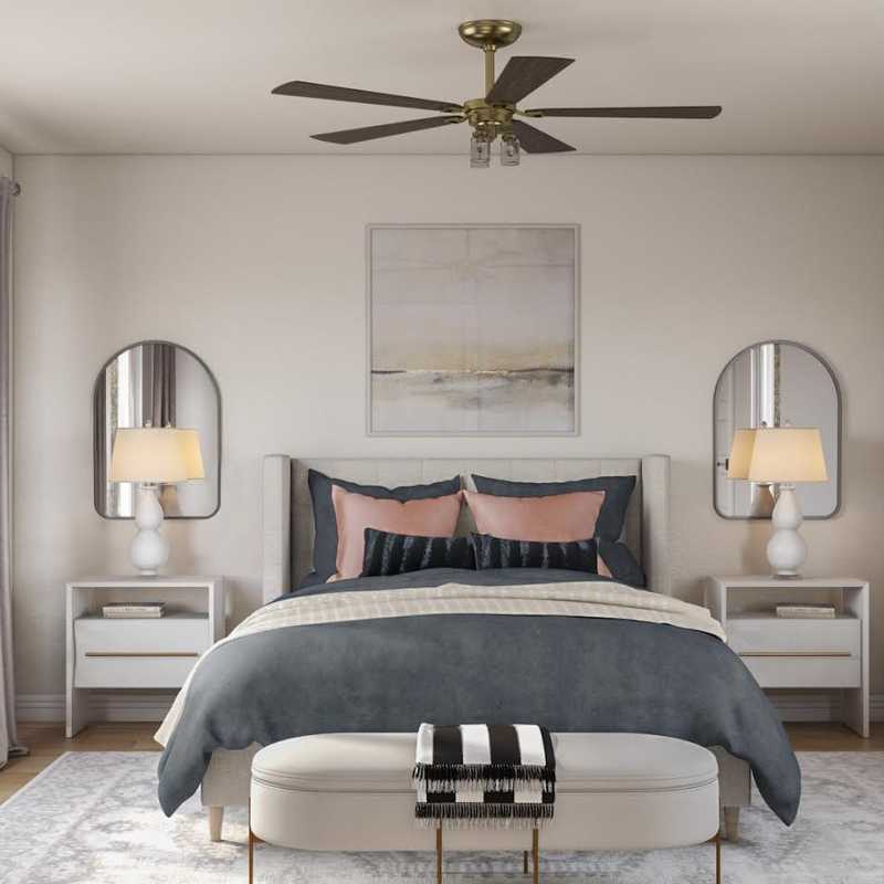 Glam Bedroom Design by Havenly Interior Designer Ingrid