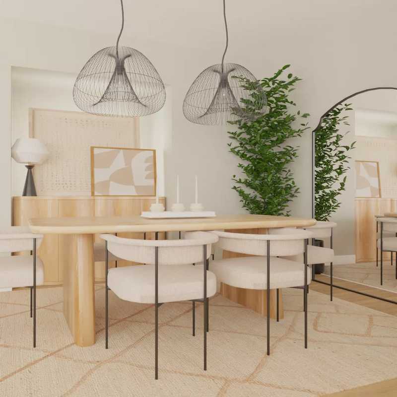 Contemporary, Modern, Glam Dining Room Design by Havenly Interior Designer Athina