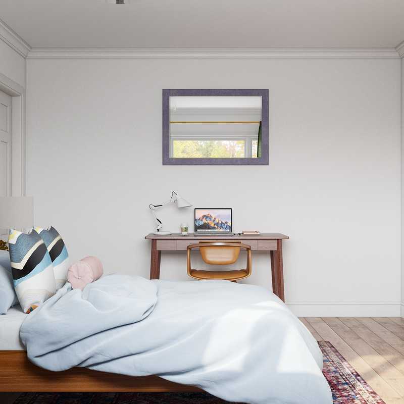 Midcentury Modern Bedroom Design by Havenly Interior Designer Selene