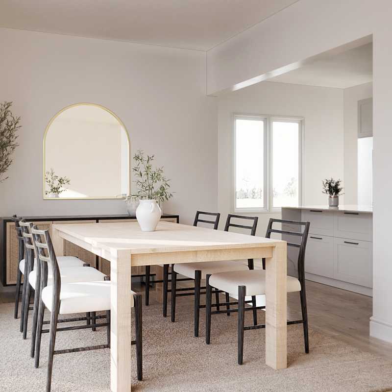 Scandinavian Dining Room Design by Havenly Interior Designer Rebecca