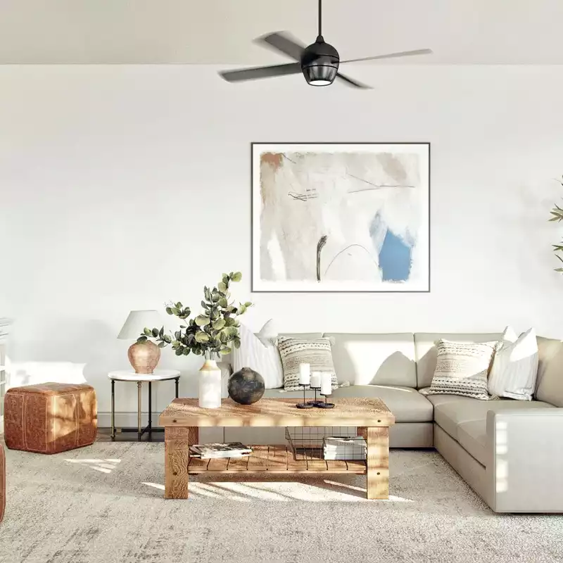 Classic, Rustic Living Room Design by Havenly Interior Designer Mariel
