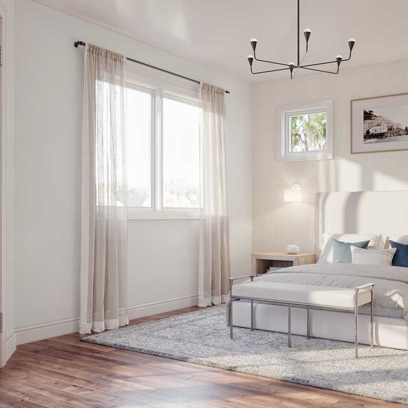 Contemporary, Coastal, Minimal Bedroom Design by Havenly Interior Designer Daniela