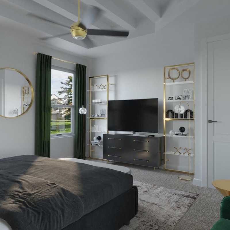 Eclectic Bedroom Design by Havenly Interior Designer Julio
