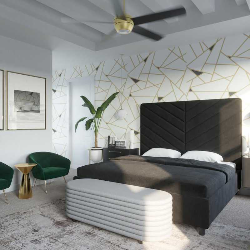 Eclectic Bedroom Design by Havenly Interior Designer Julio