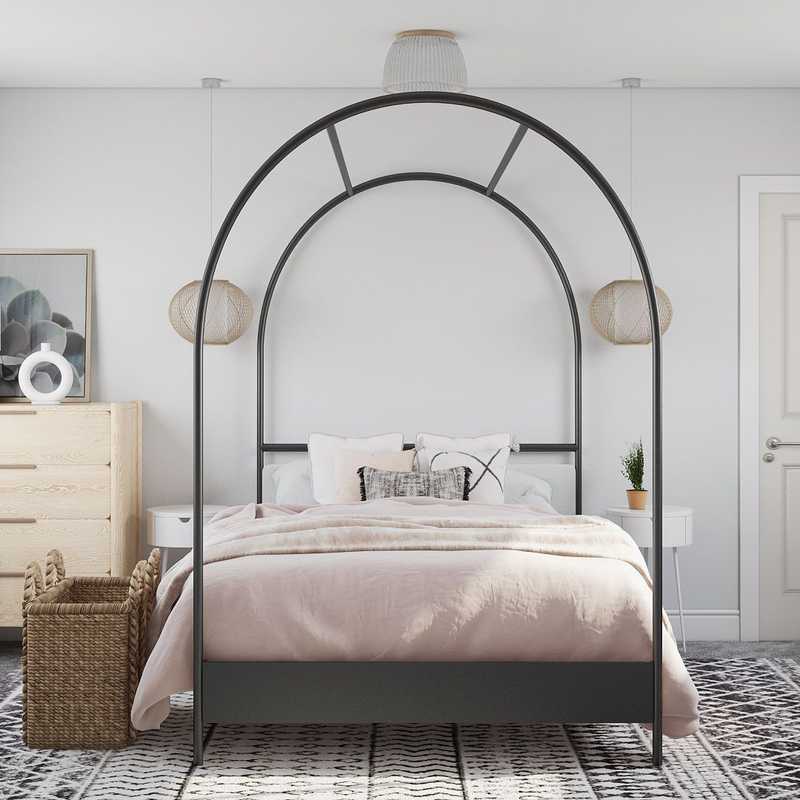 Bohemian Bedroom Design by Havenly Interior Designer Ana