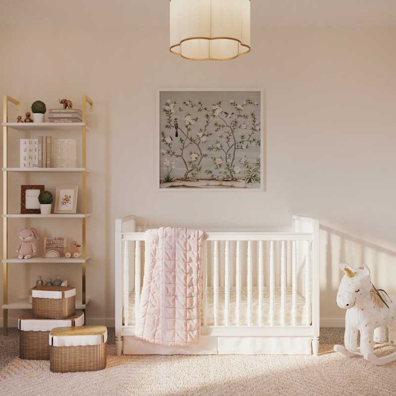 Contemporary, Classic, Traditional, Preppy Nursery Design by Havenly Interior Designer Shelby