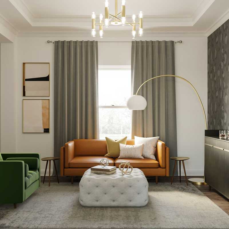 Bohemian, Glam, Global Not Sure Yet Design by Havenly Interior Designer Emmanuel