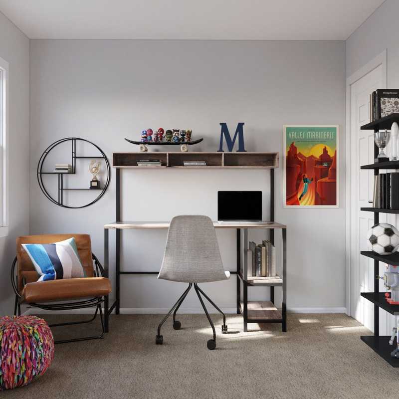 Contemporary Bedroom Design by Havenly Interior Designer Marlene