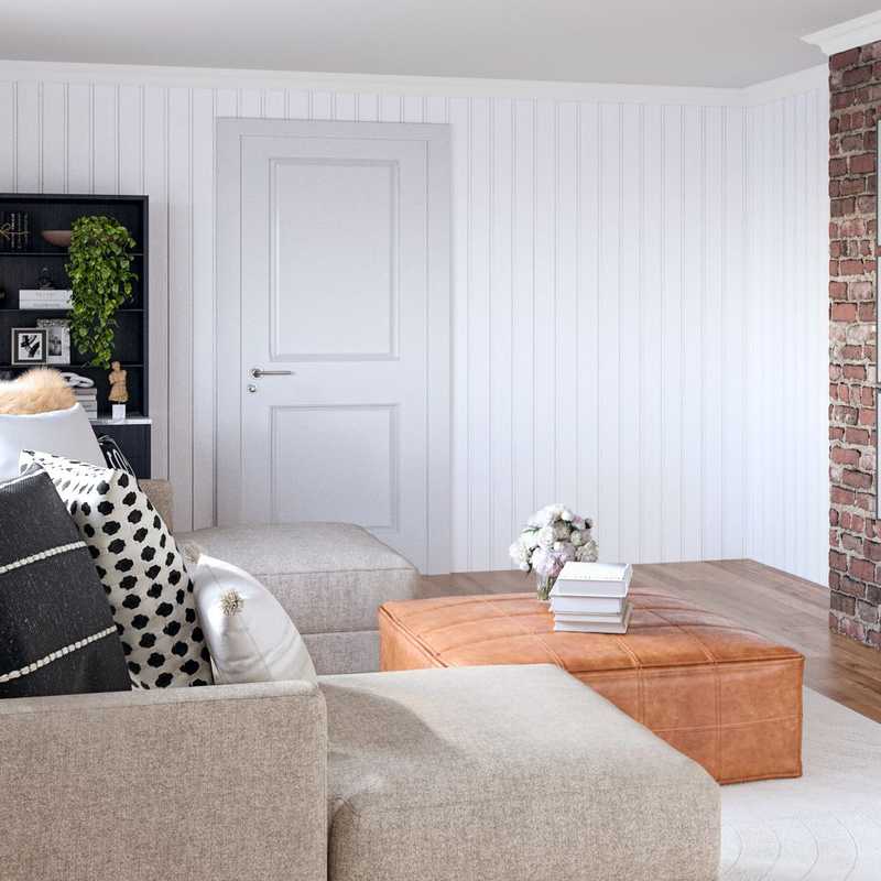 Contemporary, Midcentury Modern, Minimal Living Room Design by Havenly Interior Designer Maria