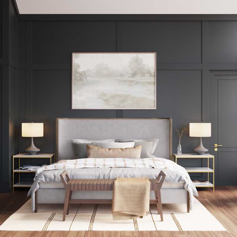 Modern, Classic Bedroom Design by Havenly Interior Designer Ashley