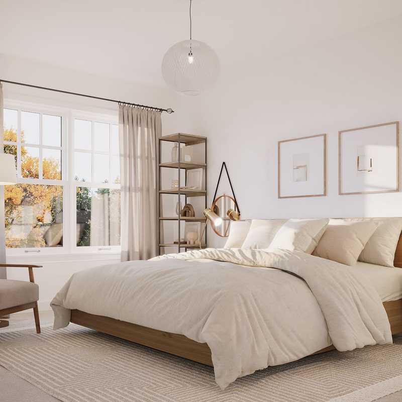 Contemporary, Modern, Midcentury Modern, Scandinavian Bedroom Design by Havenly Interior Designer Ambar