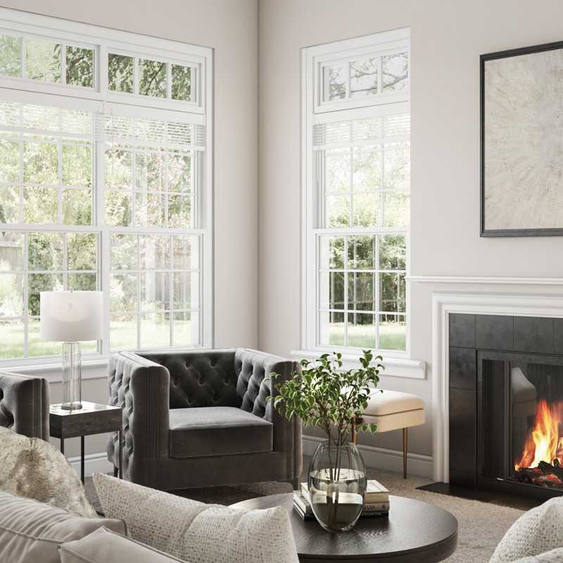 Modern, Glam Living Room Design by Havenly Interior Designer Taylor