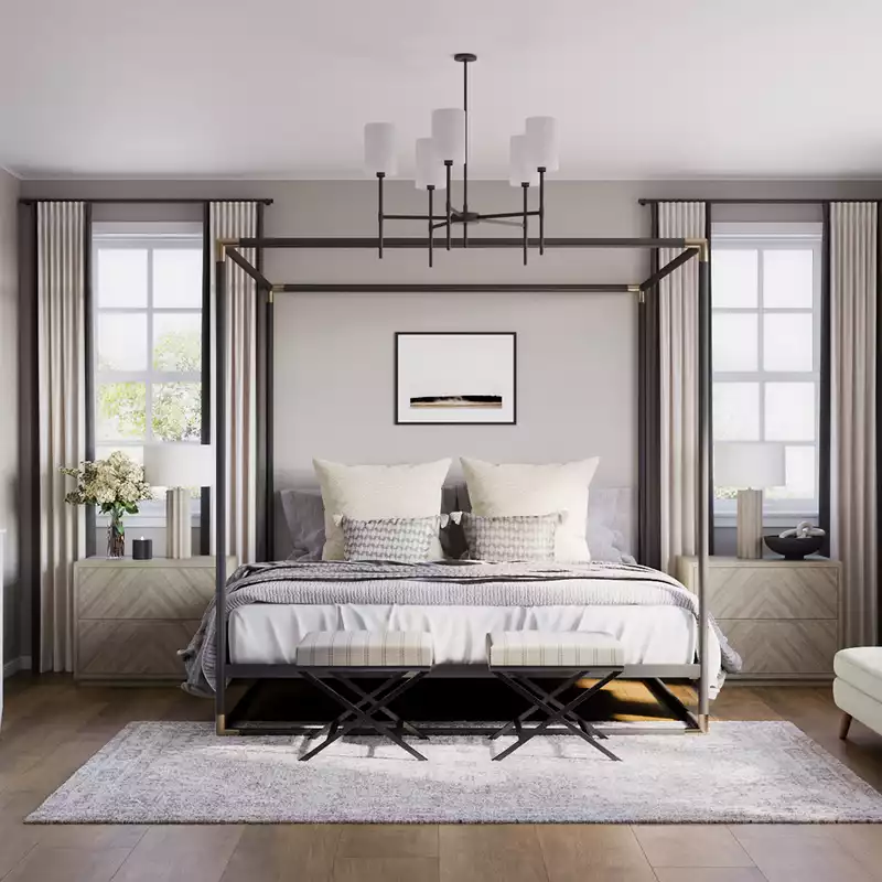 Contemporary, Modern, Classic, Transitional Bedroom Design by Havenly Interior Designer Shelby