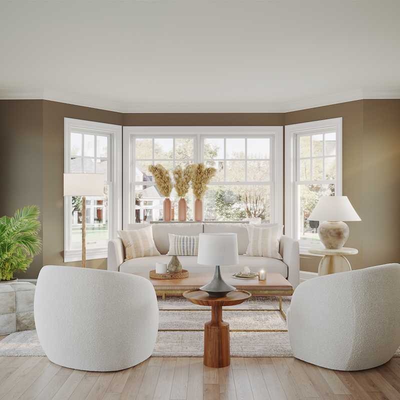 Bohemian, Scandinavian Living Room Design by Havenly Interior Designer Marisol