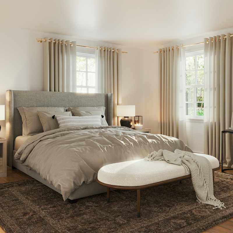 Contemporary, Minimal, Classic Contemporary Bedroom Design by Havenly Interior Designer Maria