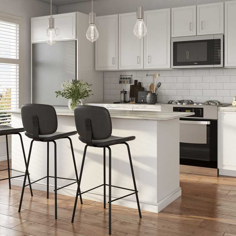 Contemporary, Modern, Glam Dining Room Design by Havenly Interior Designer Julia