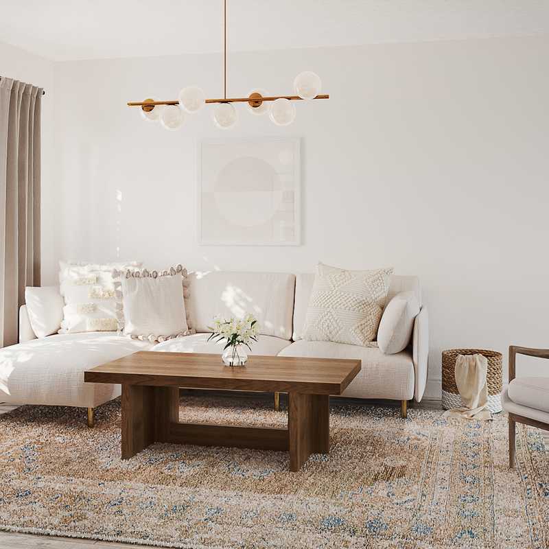 Contemporary, Modern, Scandinavian Living Room Design by Havenly Interior Designer Camila