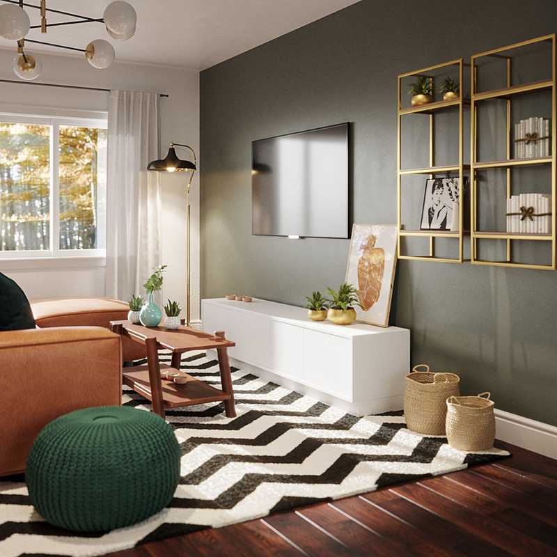 Contemporary, Modern Living Room Design by Havenly Interior Designer Francisco