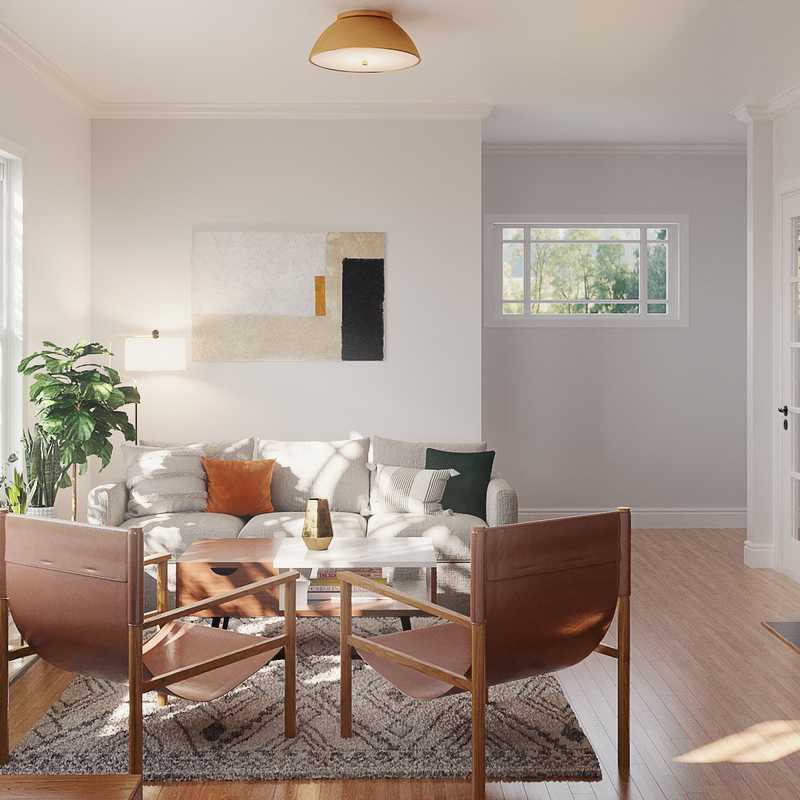 Midcentury Modern Living Room Design by Havenly Interior Designer Marlene