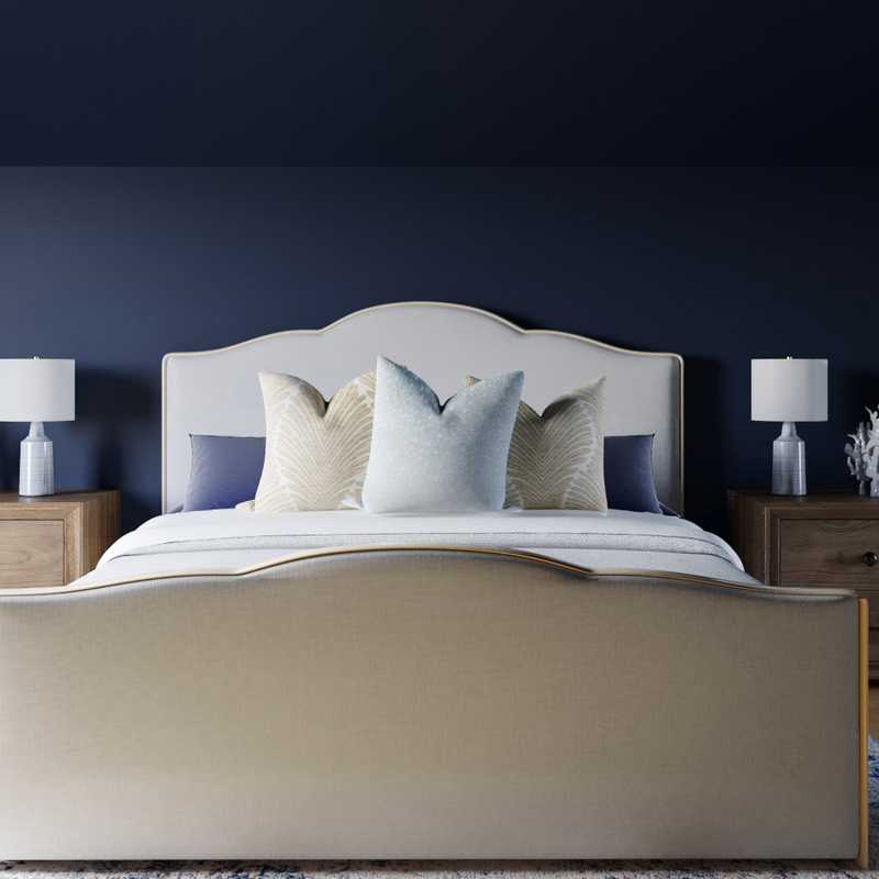 Classic, Coastal Bedroom Design by Havenly Interior Designer Nicole