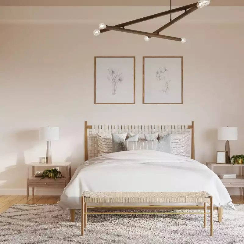Contemporary, Modern, Coastal Bedroom Design by Havenly Interior Designer Athina