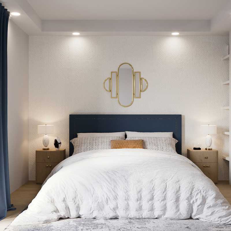 Modern, Glam Bedroom Design by Havenly Interior Designer Emily