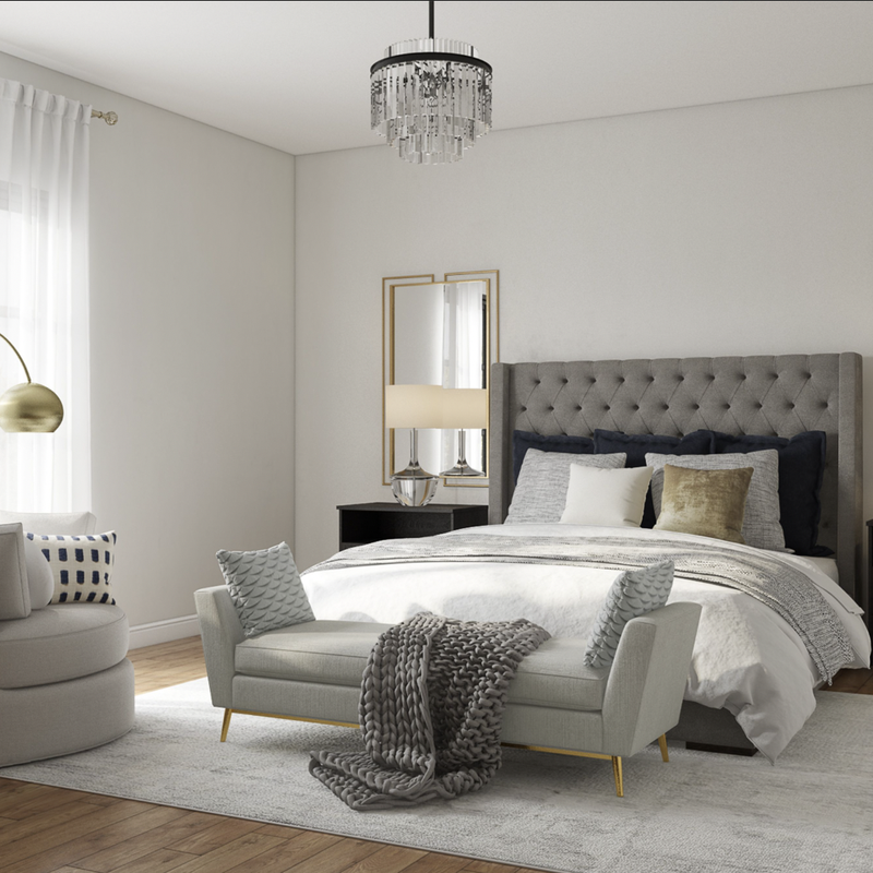 Contemporary, Modern Bedroom Design by Havenly Interior Designer Rumki