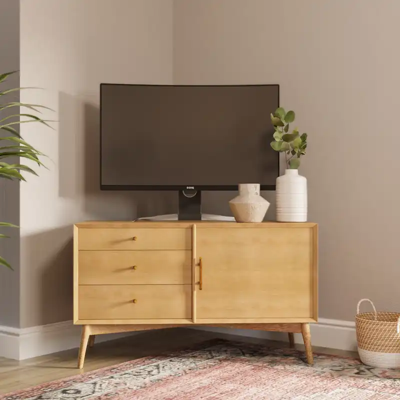 Eclectic, Traditional, Midcentury Modern Living Room Design by Havenly Interior Designer Julia