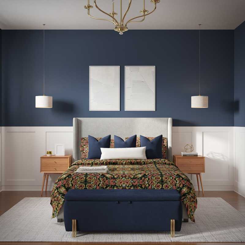 Modern, Bohemian Bedroom Design by Havenly Interior Designer Sydney