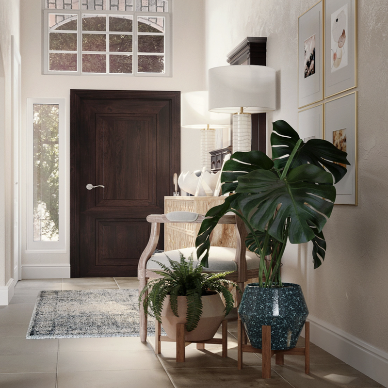 Contemporary, Modern, Classic Entryway Design by Havenly Interior Designer Rumki