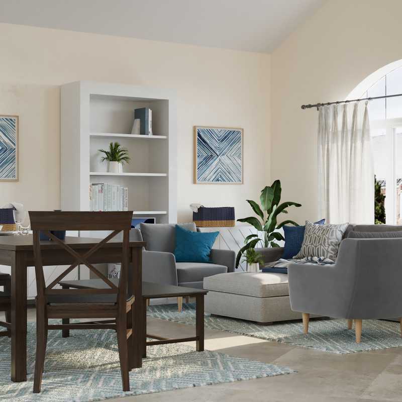 Modern, Classic, Farmhouse, Scandinavian Living Room Design by Havenly Interior Designer Sofia