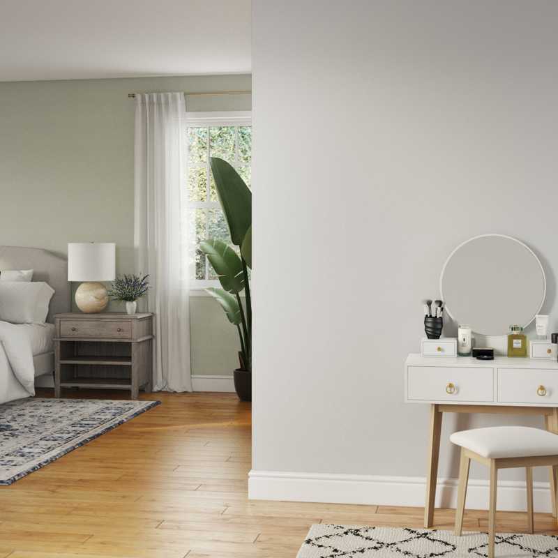 Modern, Bohemian, Coastal Bedroom Design by Havenly Interior Designer Alycia