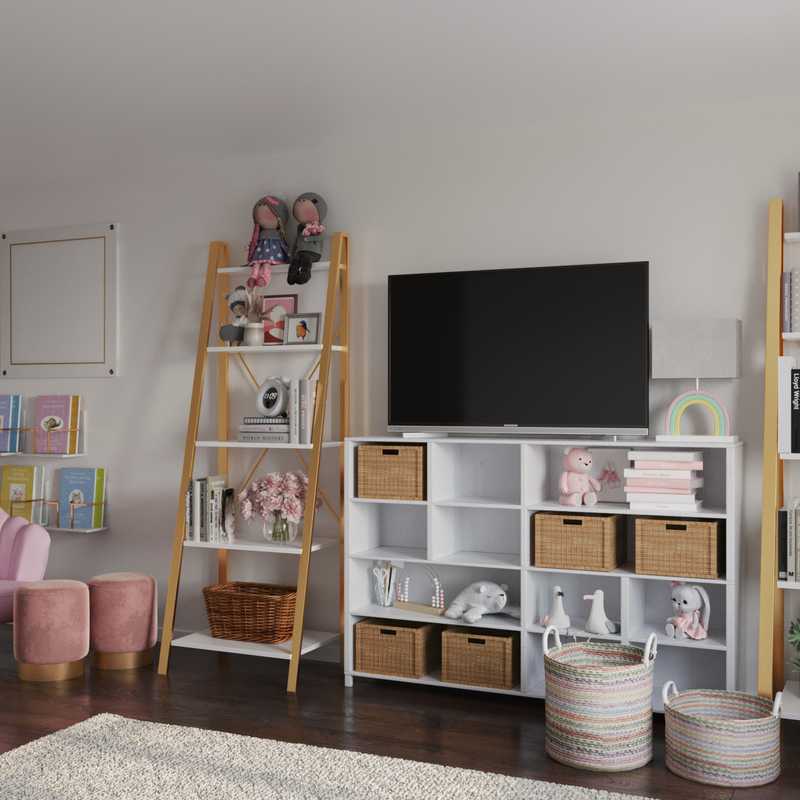 Contemporary, Modern, Glam Playroom Design by Havenly Interior Designer Mahreen