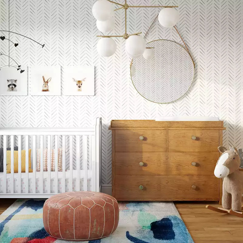 Contemporary, Modern Nursery Design by Havenly Interior Designer Francisco