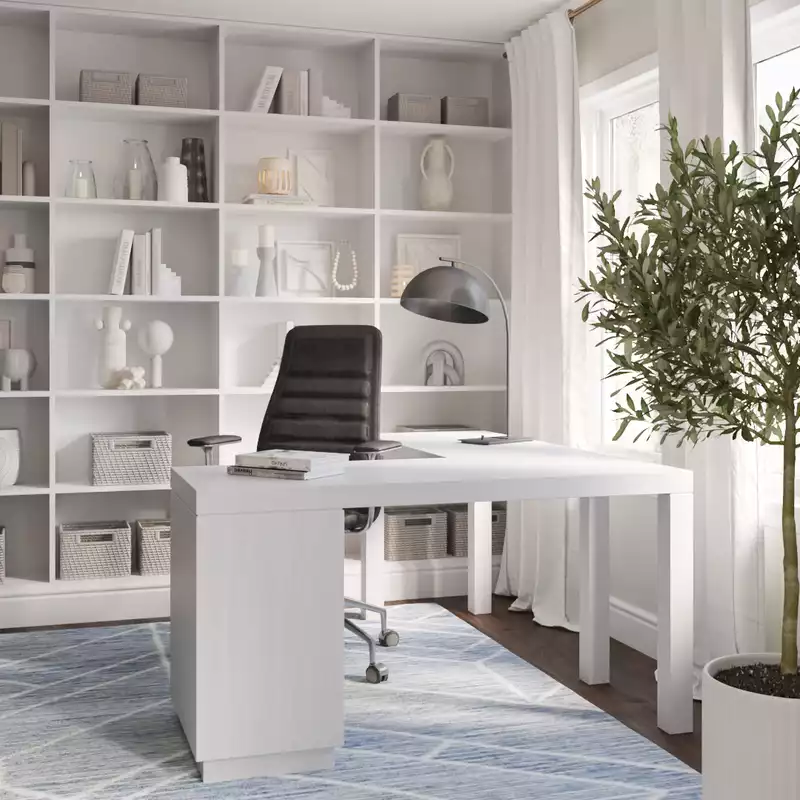 Classic Office Design by Havenly Interior Designer Rebecca