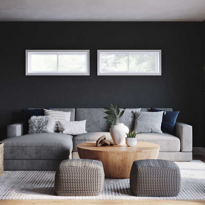 Modern Living Room Design by Havenly Interior Designer Keegan