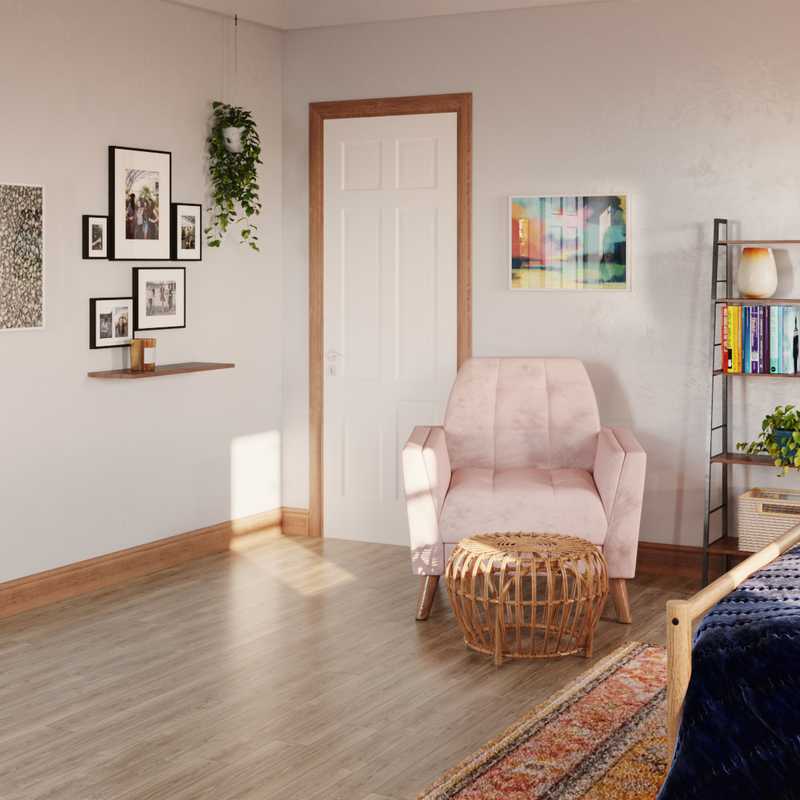 Eclectic, Bohemian Bedroom Design by Havenly Interior Designer Priscila