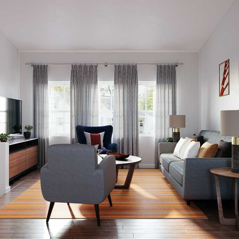 Modern, Midcentury Modern Not Sure Yet Design by Havenly Interior Designer Erika