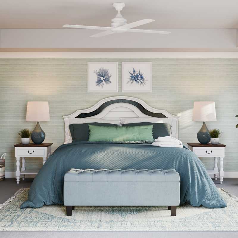 Classic, Coastal, Traditional Bedroom Design by Havenly Interior Designer Nicole