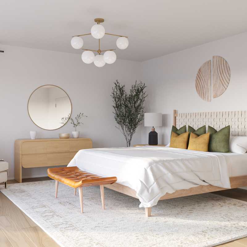 Modern, Bohemian, Transitional, Midcentury Modern, Scandinavian Bedroom Design by Havenly Interior Designer Brittany