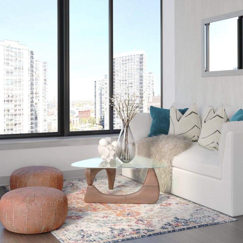 Contemporary, Modern Living Room Design by Havenly Interior Designer Rumki