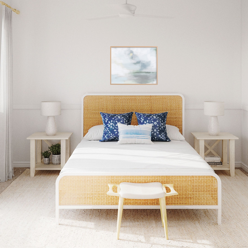 Coastal Bedroom Design by Havenly Interior Designer Paulina