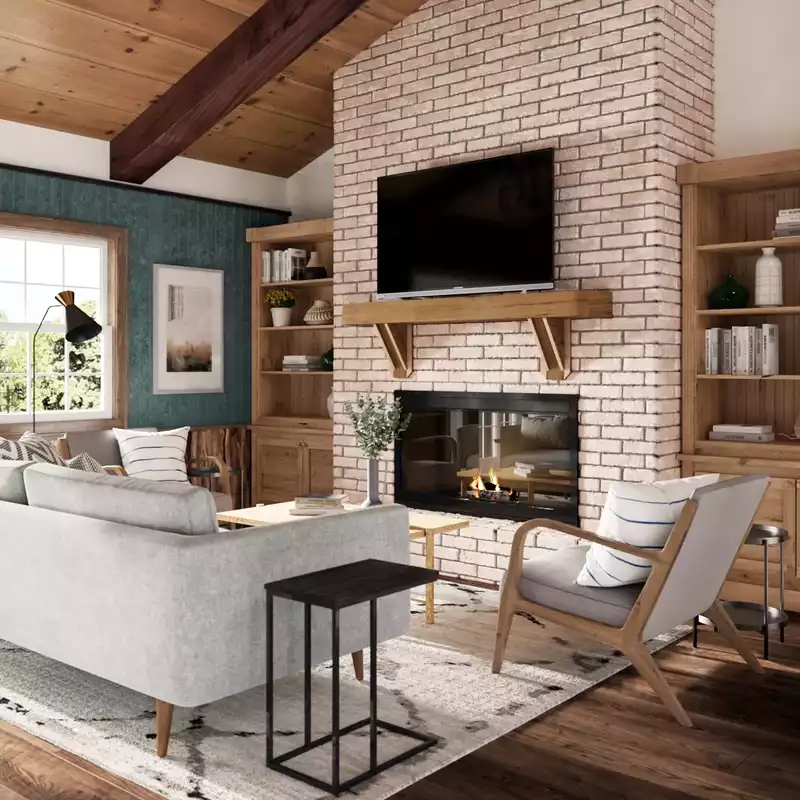 Scandinavian Living Room Design by Havenly Interior Designer Marlene