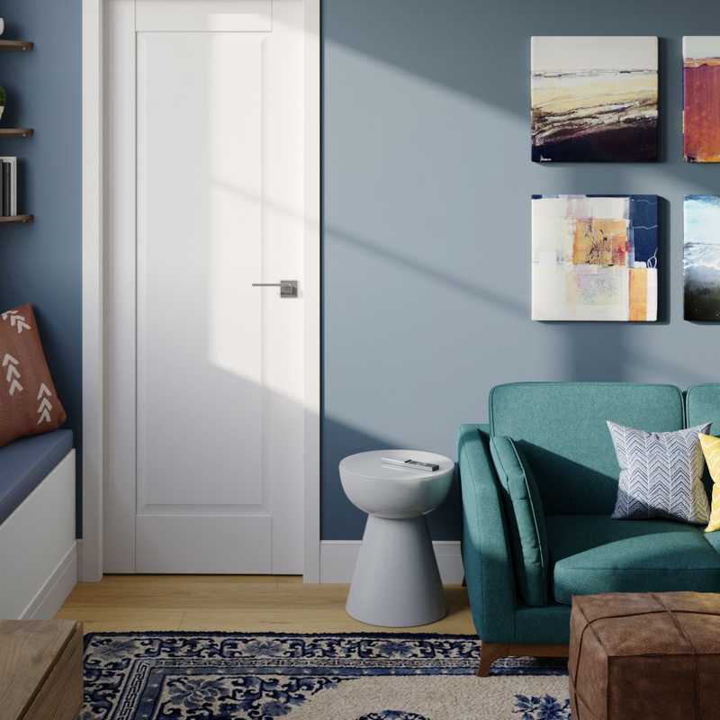 Global, Scandinavian Office Design by Havenly Interior Designer Priscila