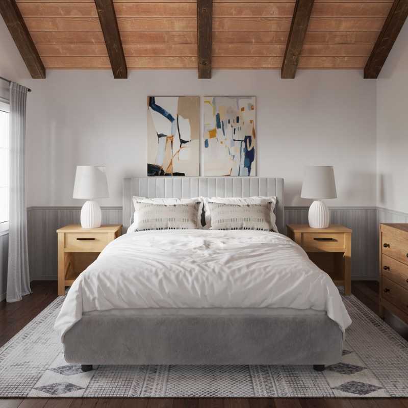 Farmhouse Bedroom Design by Havenly Interior Designer Marlene