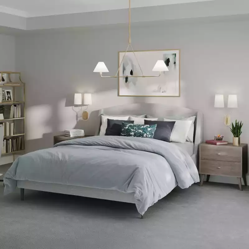 Modern, Glam Bedroom Design by Havenly Interior Designer Carla